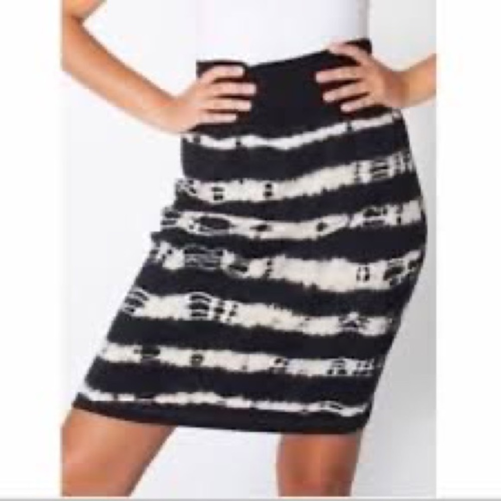 American Apparel Tie Dye High Waisted Tube Skirt Sz M